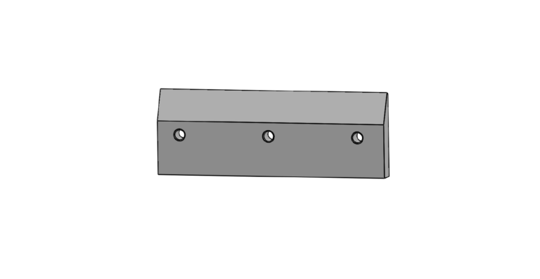 CLAMPING PLATE FOR VECOPLAN VEZ 3200 486,5X175X37 MM R