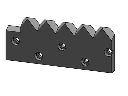 COUNTER KNIFE FOR VECOPLAN 434,5X180X30 MM L