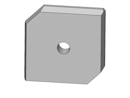 SUPPORT PLATE FOR LINDNER SATURN/METEOR 107,5X107,5X17 MM