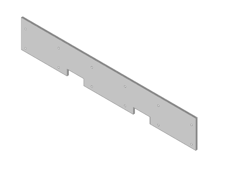PLATE FOR ZERMA 1147X182X10 MM
