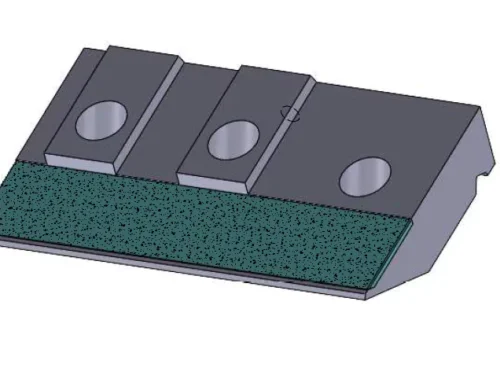 CLAMPING PLATE FOR LINDNER POLARIS 344X223X72 MM L