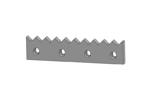 COUNTER KNIFE FOR VECOPLAN VAZ 1300 434X102,1X27,5 MM R