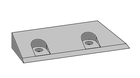 KNIFE PRESSURE FOR ZERMA GSH 320X113X47 MM L