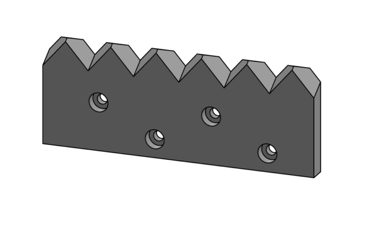 COUNTER KNIFE VECOPLAN 457X180X30 MM [M. (L)]