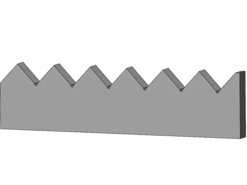 KNIFE FOR VECOPLAN VAZ 429X110,5X25 MM L/P