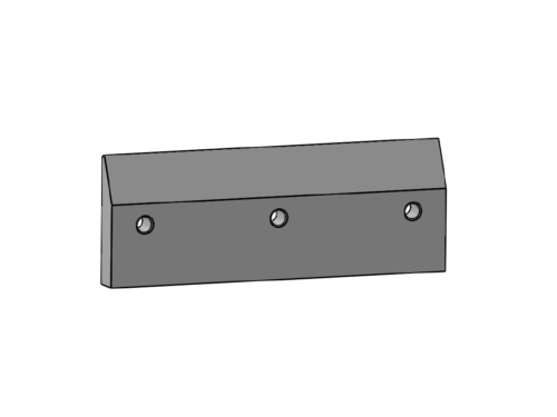 CLAMPING PLATE FOR VECOPLAN VEZ 3200 476,5X175X37 MM R