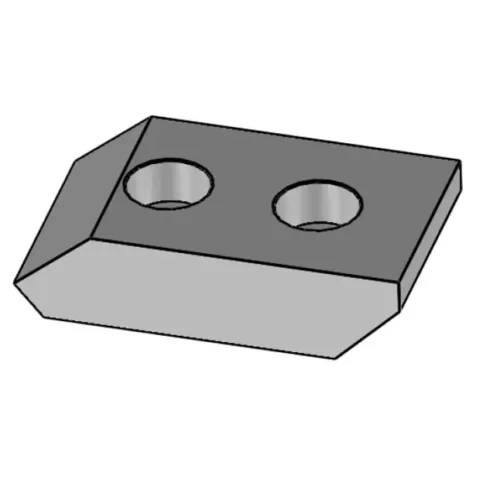 KNIFE FOR LINDNER MERAK 181,5X100X47 MM