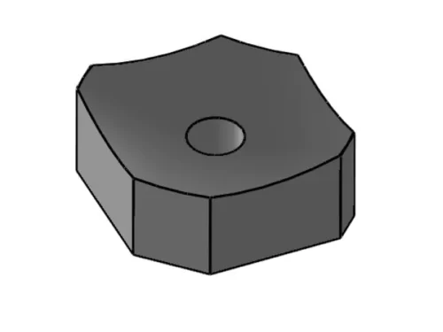 OCTAGON KNIFE FOR VECOPLAN VAZ 60X60X30 MM M18