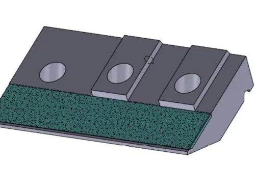 CLAMPING PLATE FOR LINDNER POLARIS 344X223X72 MM R