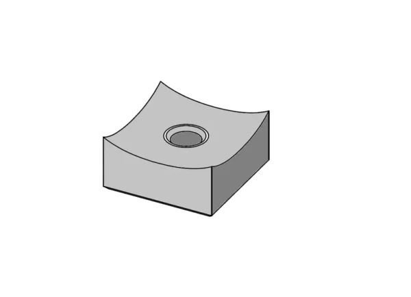 CONCAVE KNIFE FOR VECOPLAN VAZ 60X60X30 MM M18