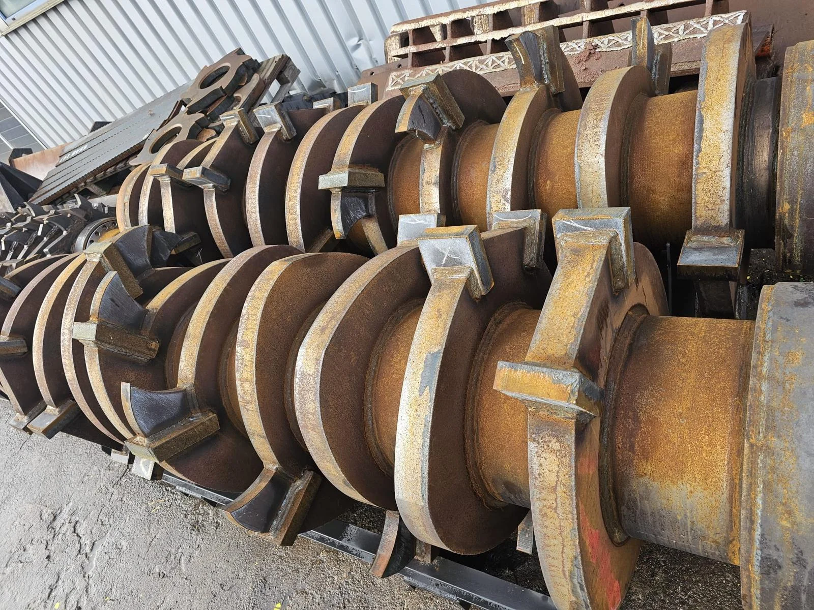 102 METAL SCRAP SHAFTS FOR ARJES TITAN 900-950 3 10/2 METAL SCRAP SHAFTS FOR ARJES TITAN 900-950